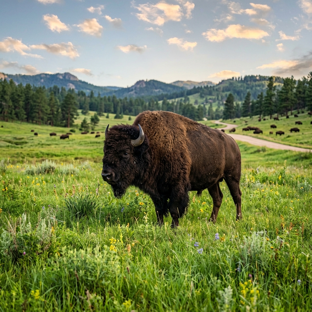 Bison at Custer State Park